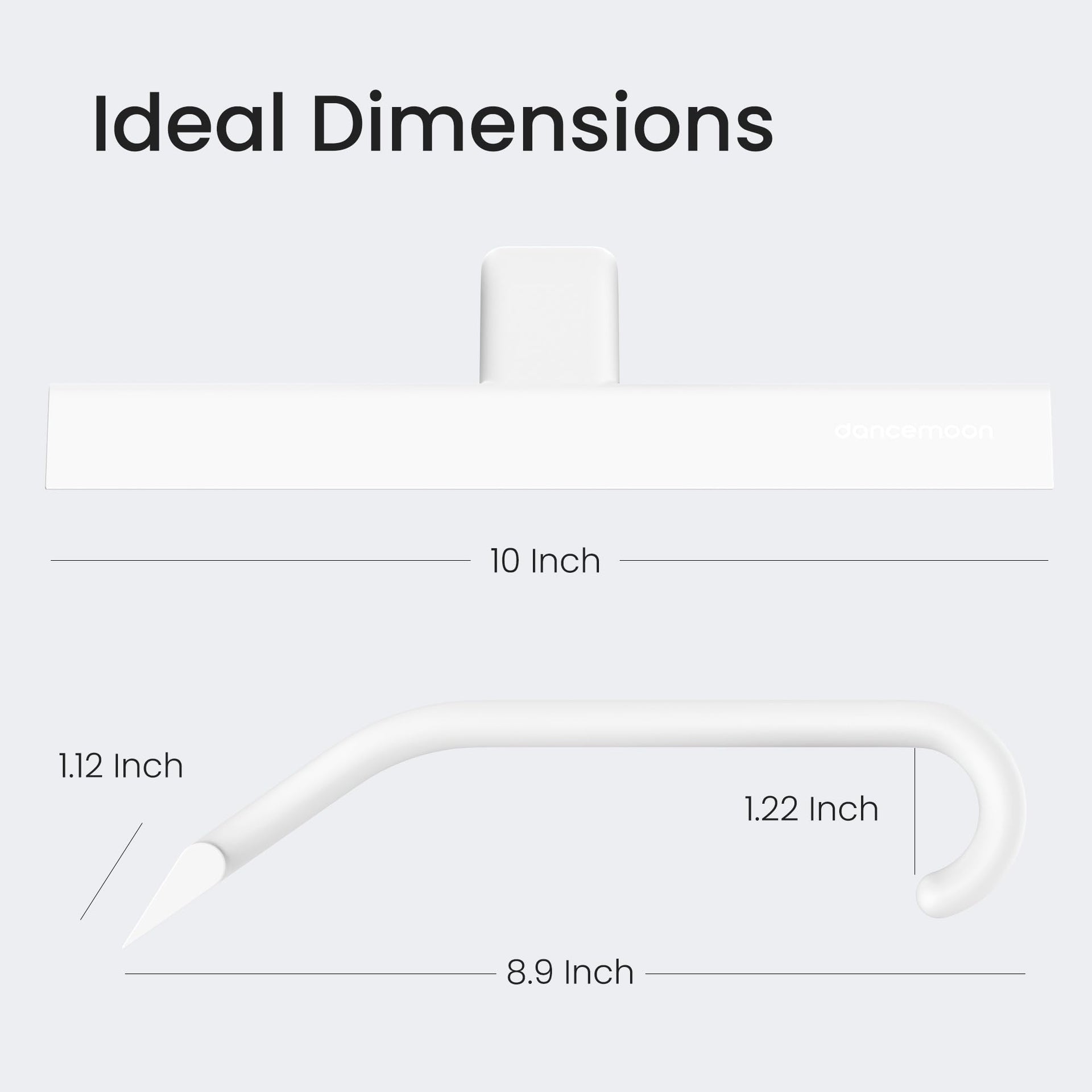 JustHang Shower Squeegee with Built