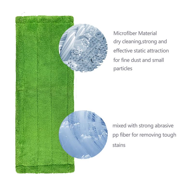 6 Pack Replacement Microfiber Hardwood Floor Mop Refill Compatible with 3M Scotch (6 Count)