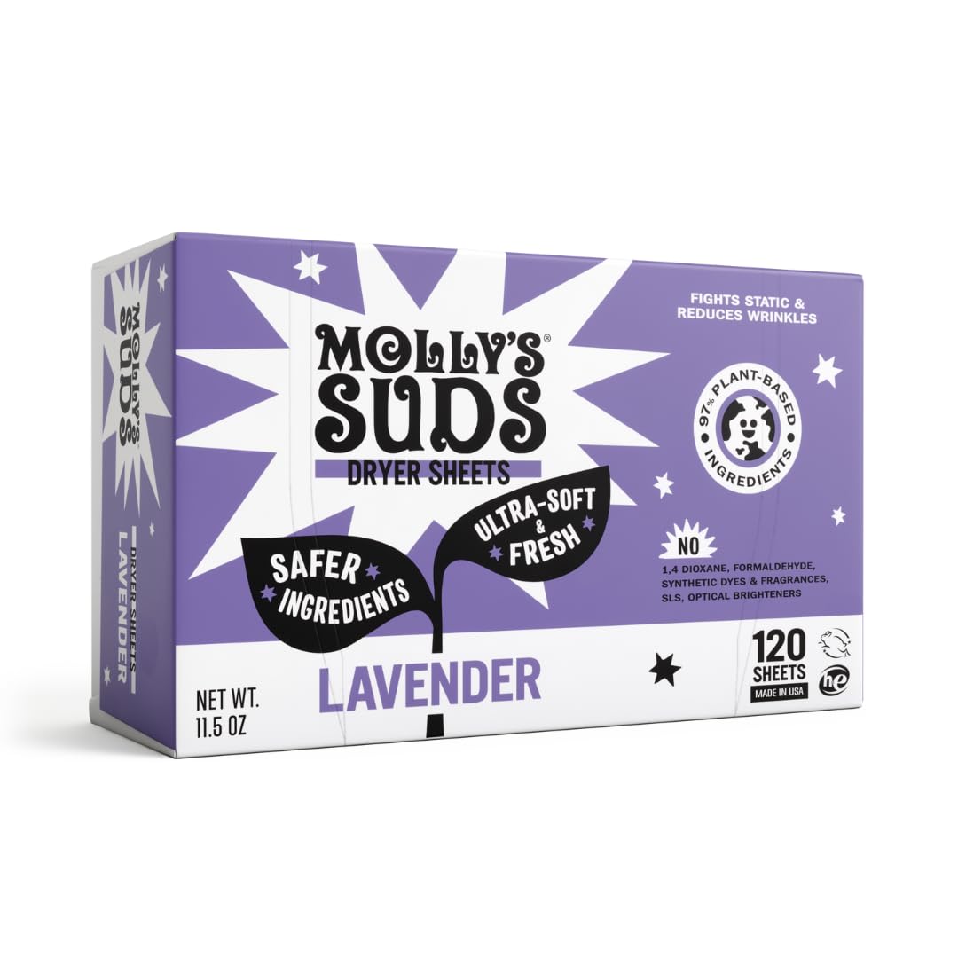 Fabric Softener Dryer Sheets for Sensitive Skin (120 Count)