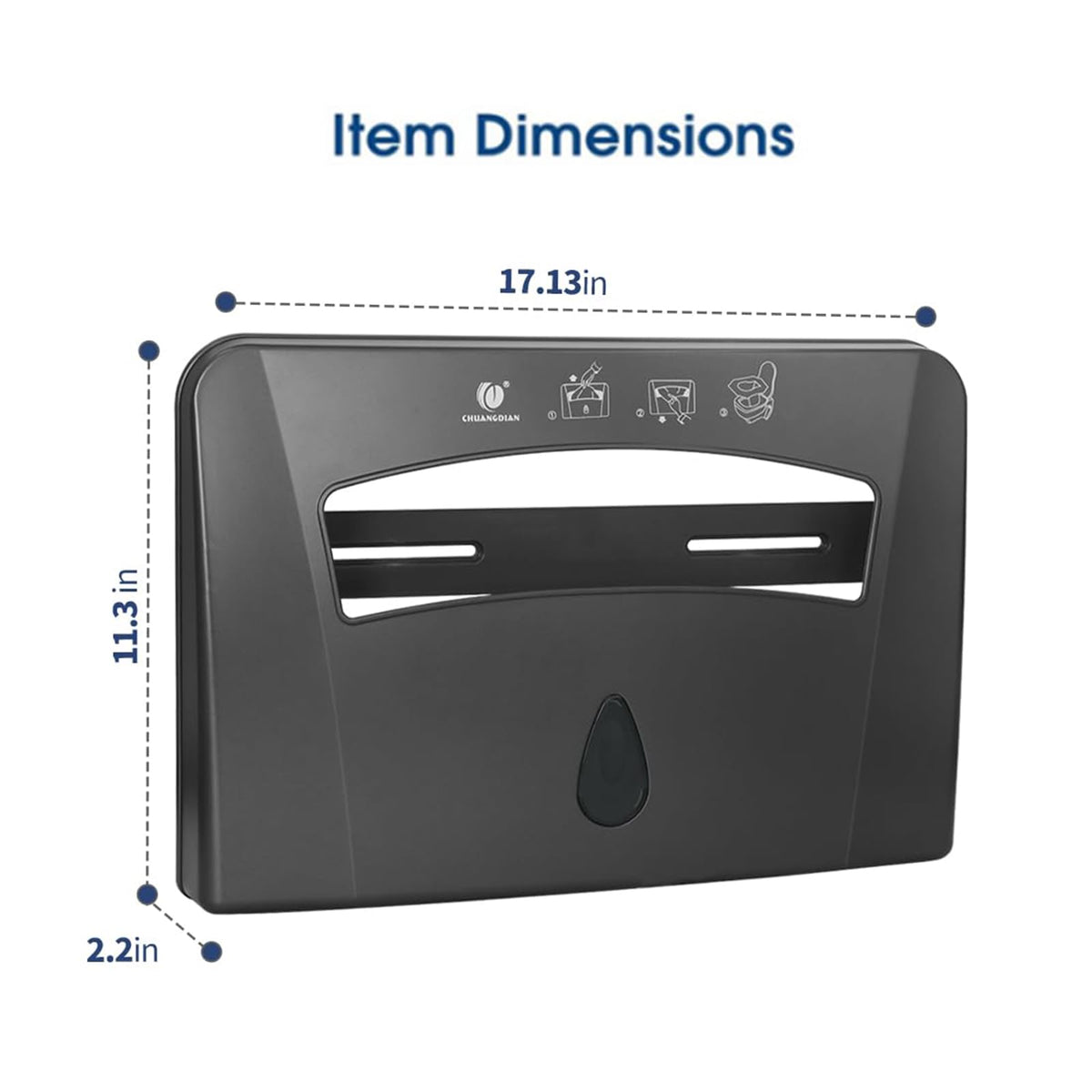 Toilet Seat Cover Dispenser (2 Count)