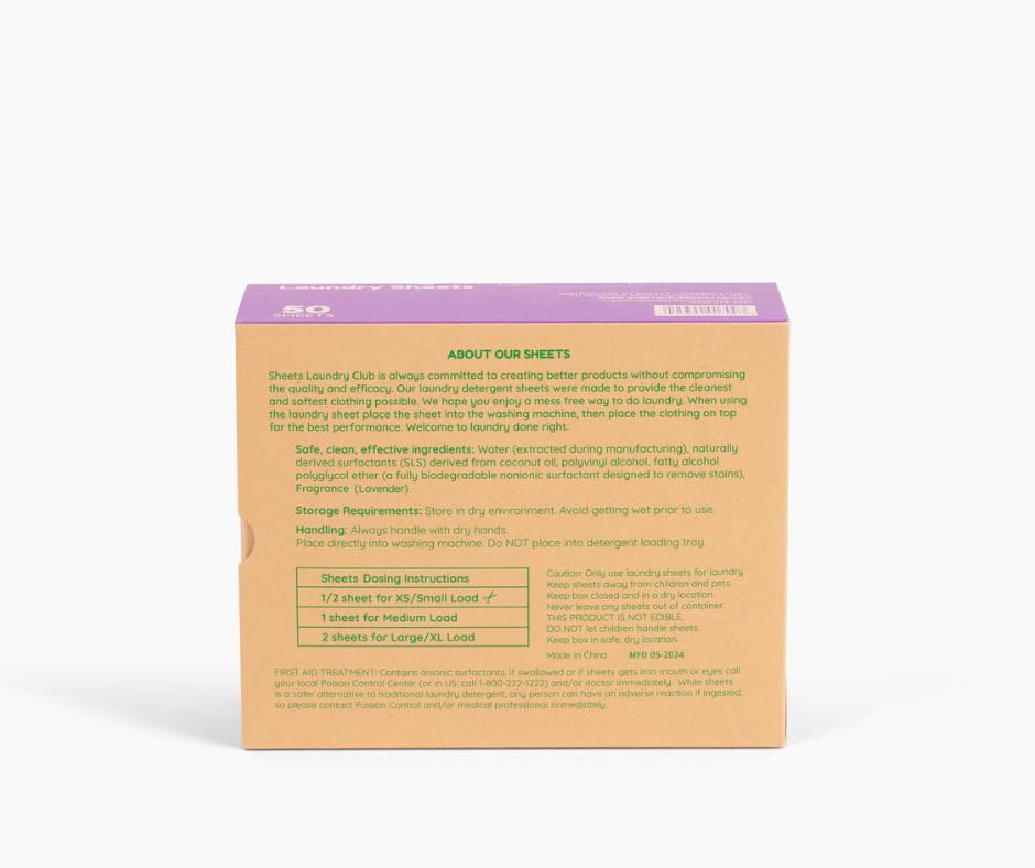 Detergent Sheets (50 Count)