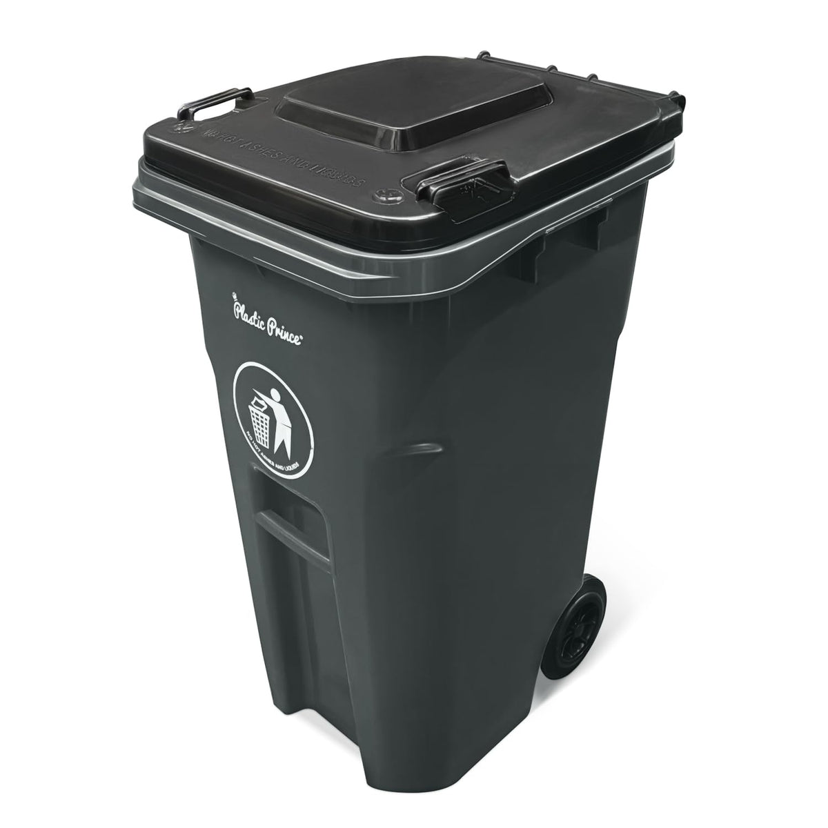 65 Gallon Rollout Trash Can with Lid