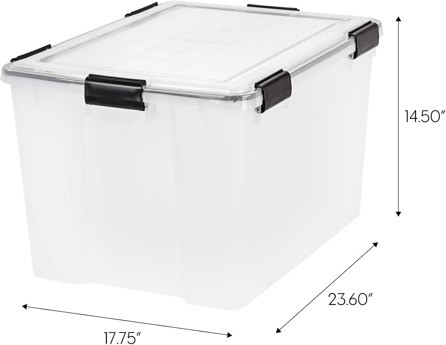 WeatherPro Storage Bins with Lids (4 Count)