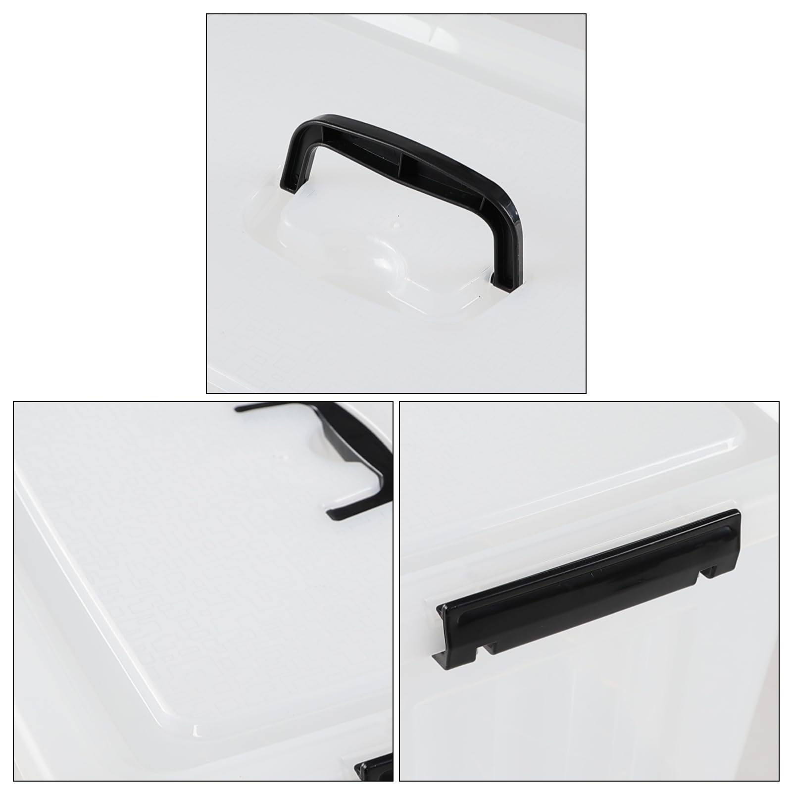 18 Quart Clear Plastic Storage Latching Bin with Lids (4 Count)