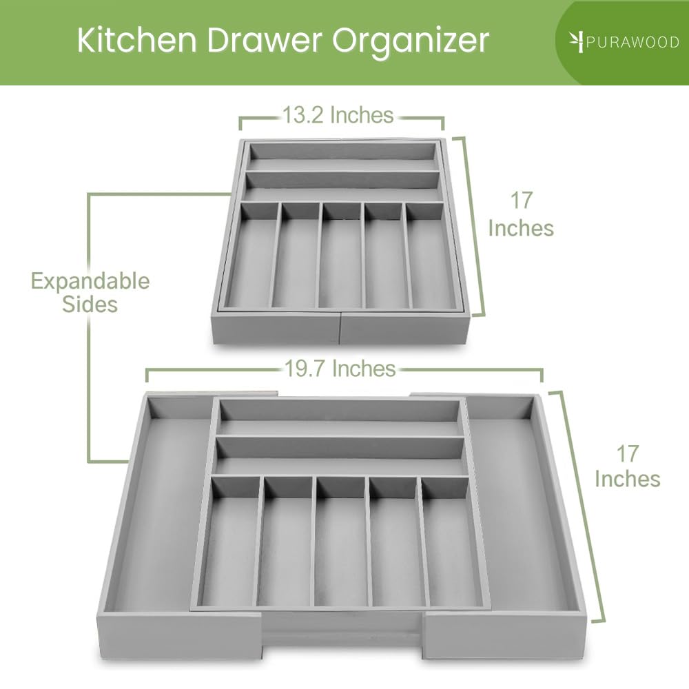 Bamboo Drawer Organizer