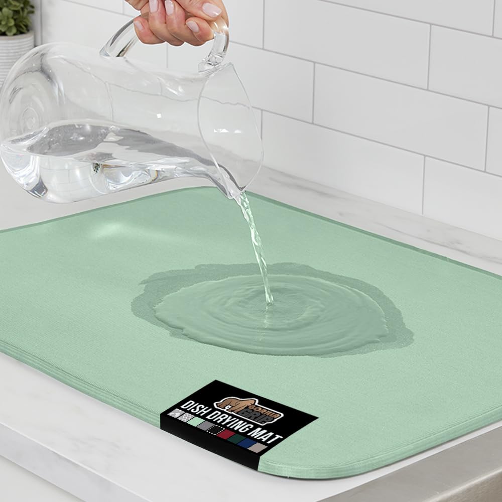 Ultra Water Absorbent Microfiber Dish Drying Mat