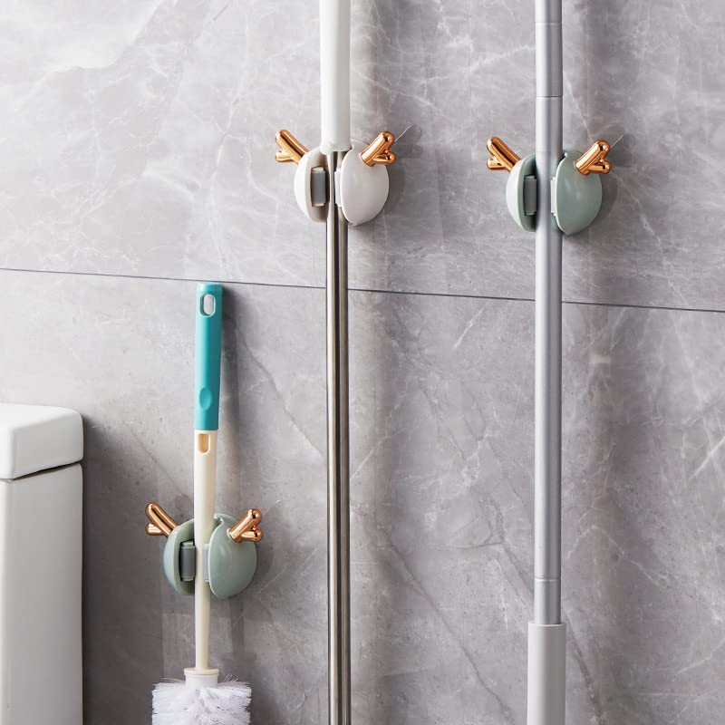 Mop and Broom Holder Wall Mount (2 Count)