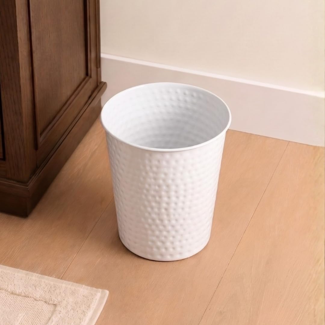 Metal Bathroom Trash Can