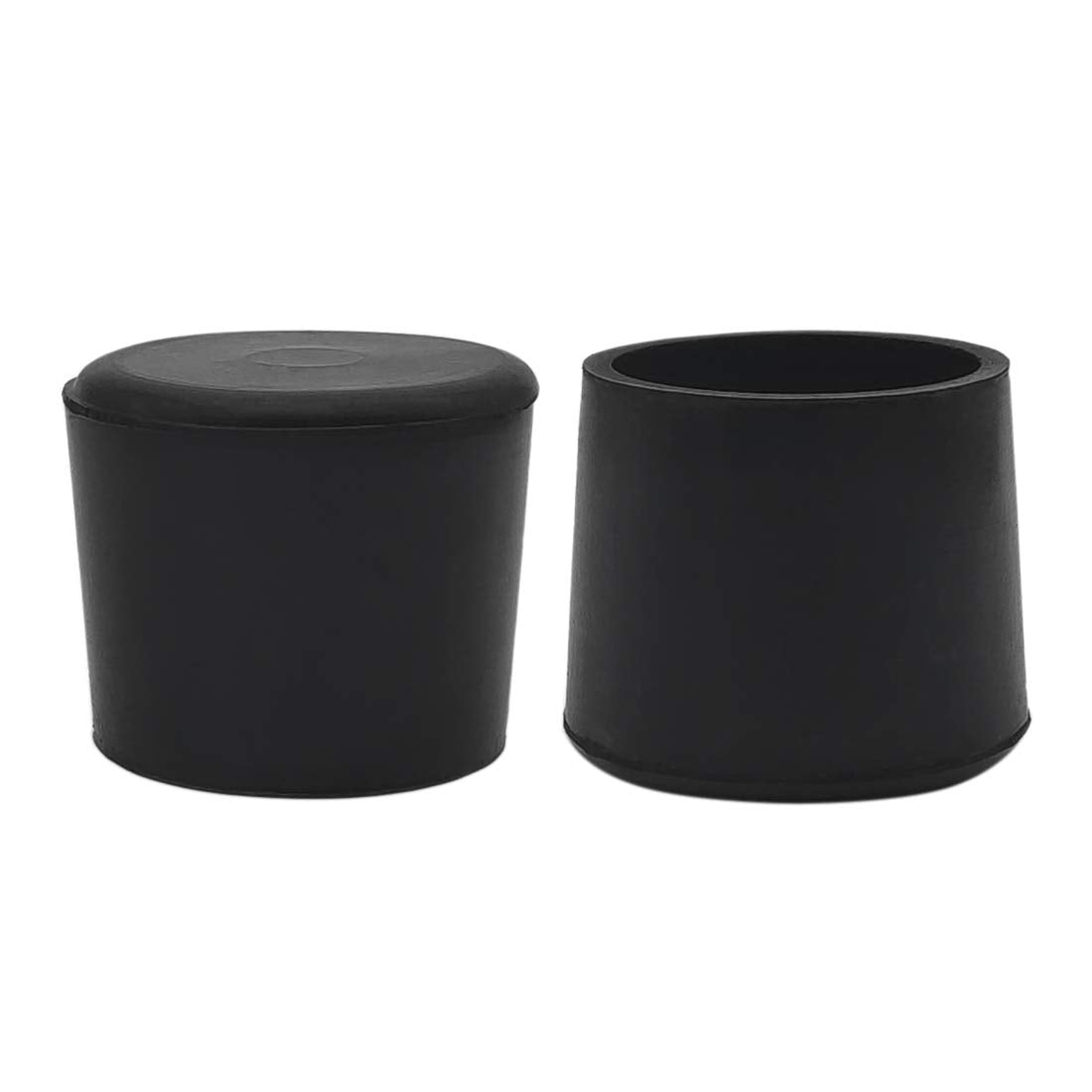 Furniture Table Covers Chair Leg Caps Round Black 38mm 1 (4 Count)