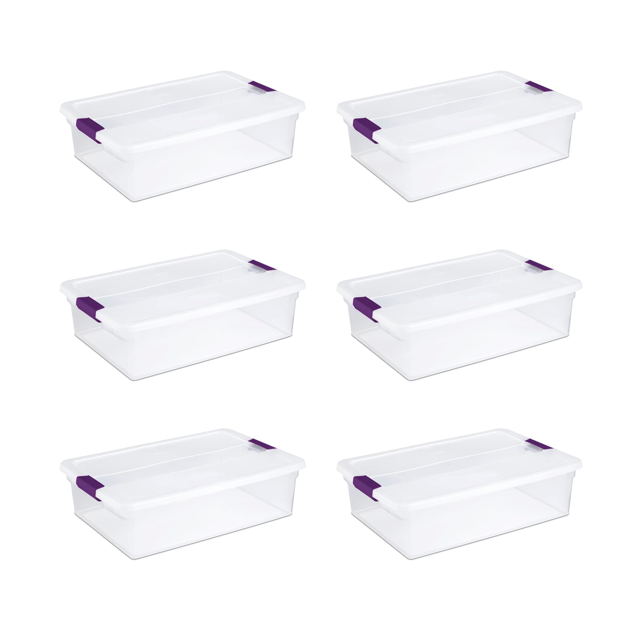 32 Quart ClearView Latch Box (6 Count)