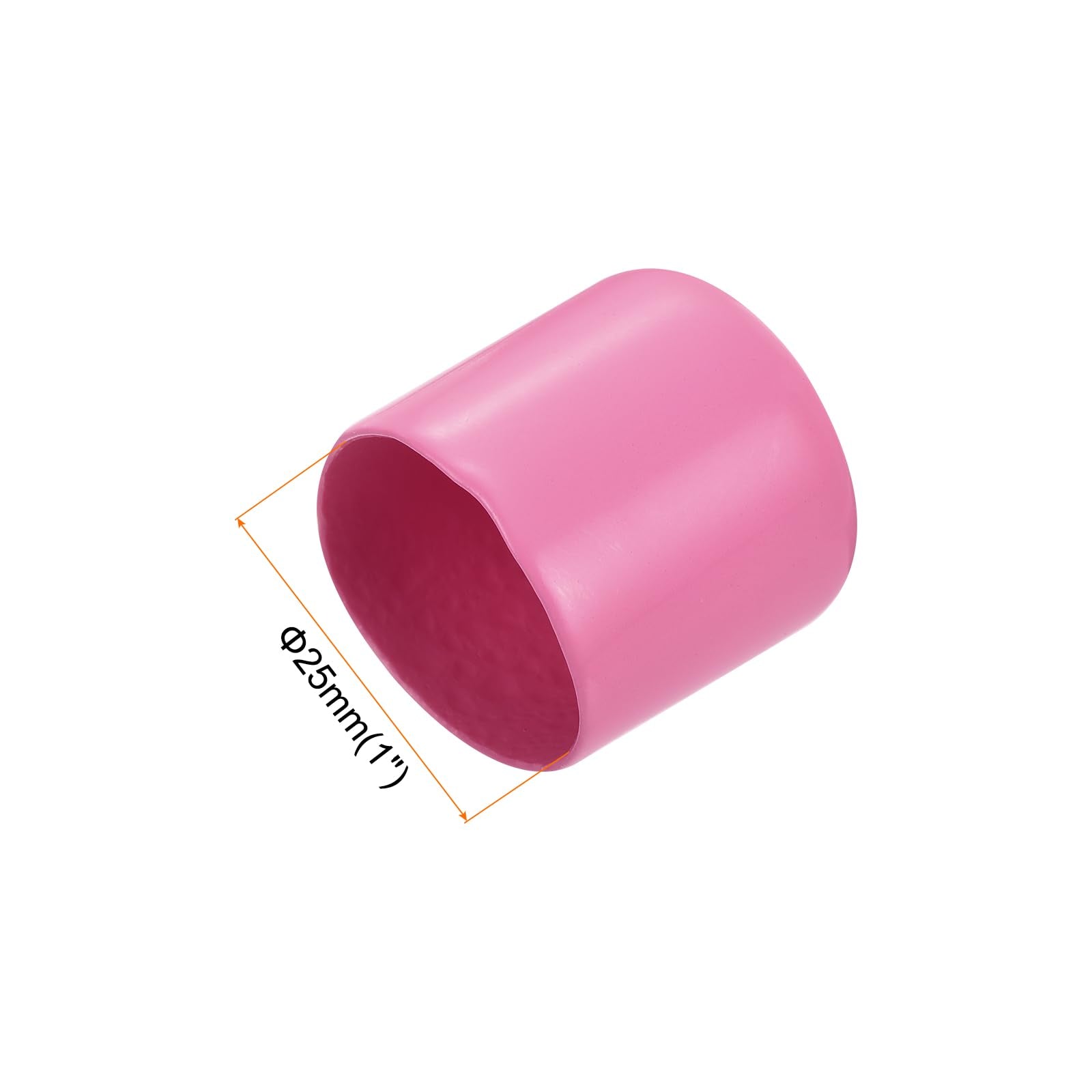 20pcs Rubber End Caps 25mm