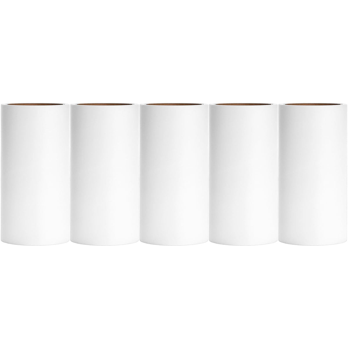 4.6 inch Giant Lint Roller Refills Compatible with Evercare Giant Lint Roller 4.6 inch Pet Hair Remover Roller Refill Extra Sticky 60 Sheets per Roll 5 Pack Total 300 Sheets (300 Count)