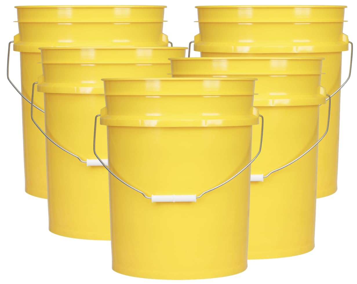 5 Gallon Premium HPDE Plastic Bucket