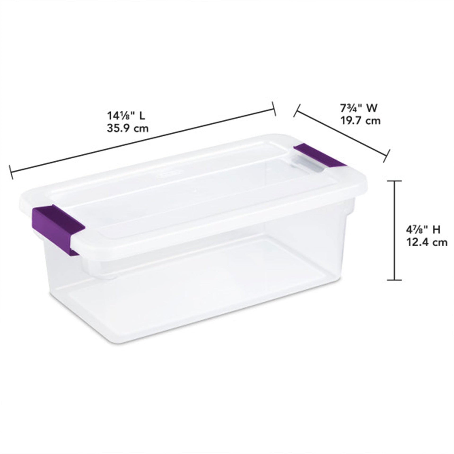 36 Pack ClearView Latch Box