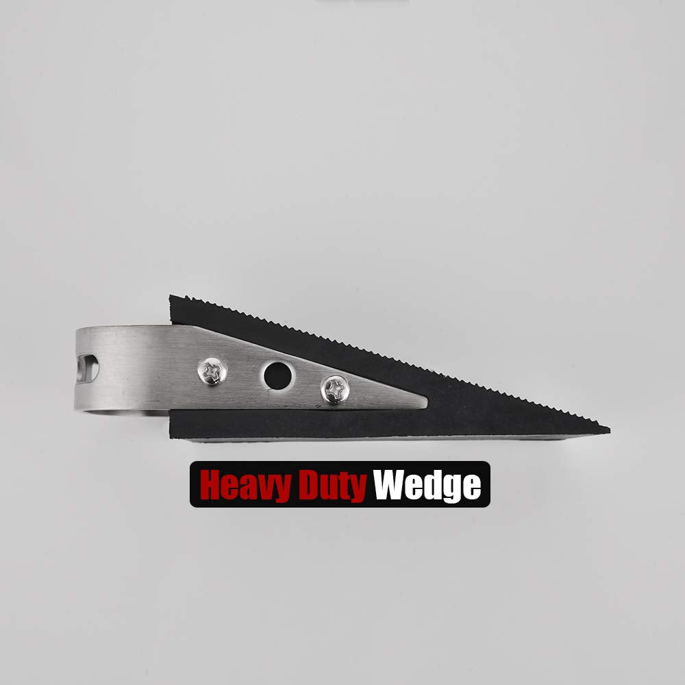 Heavy Duty Door Stopper Rubber Wedge (2 Count)