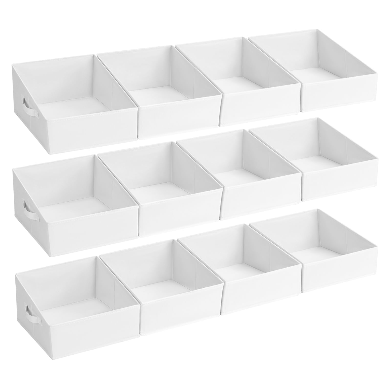 Closet Storage Bins 12 Pack (12 Count)