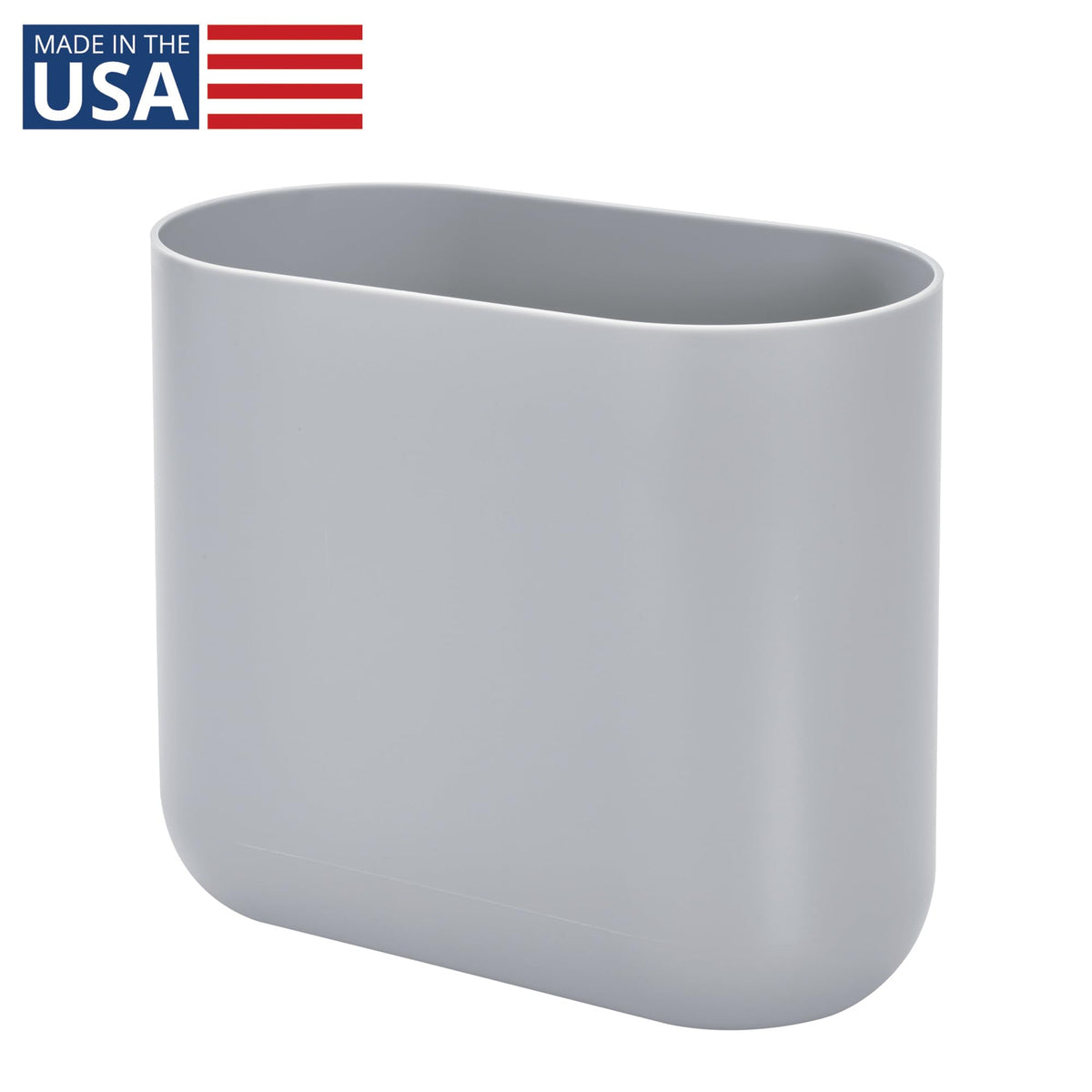 Small Slim Plastic Bathroom Trash Can