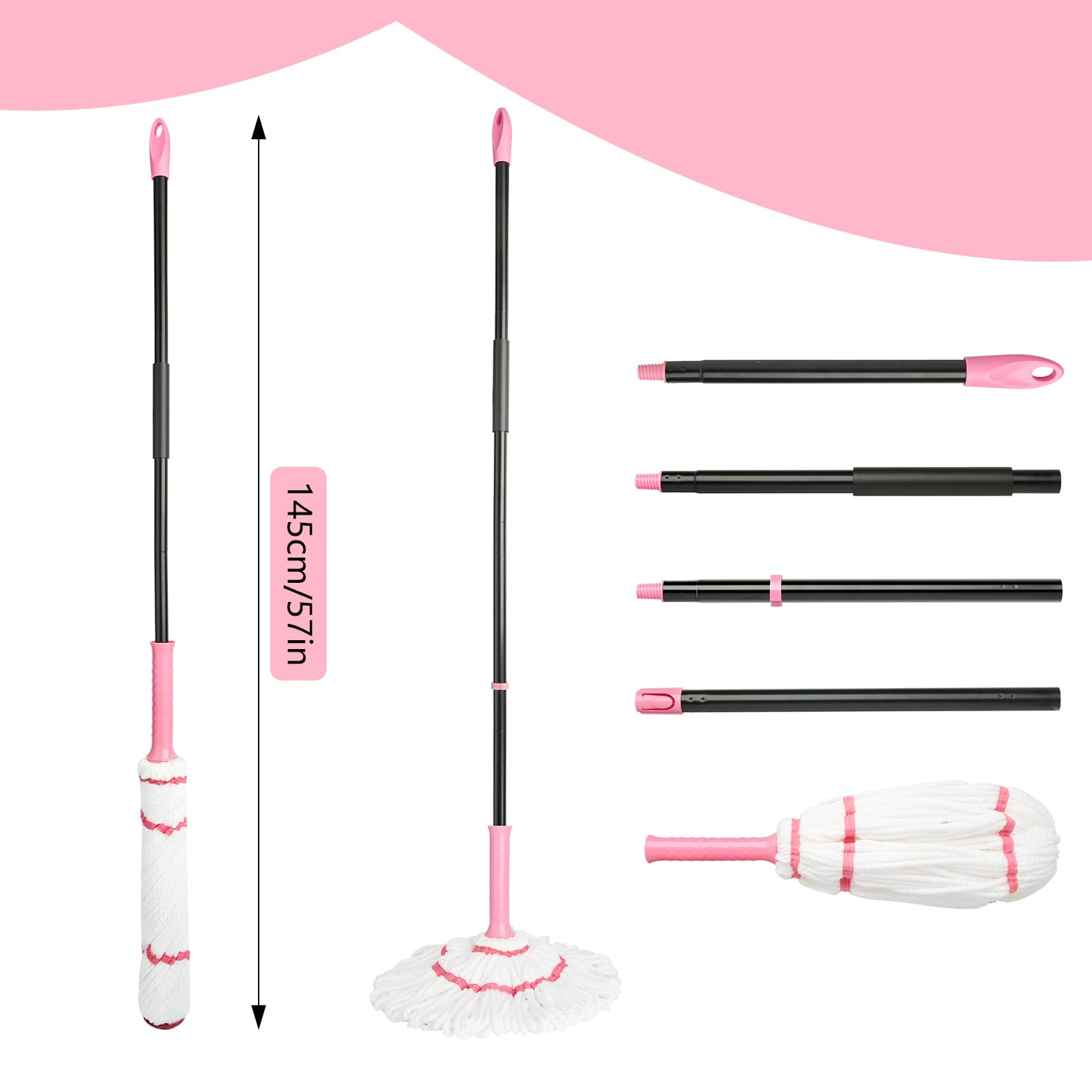 Self Wringing Twist Mop for Floor Cleaning