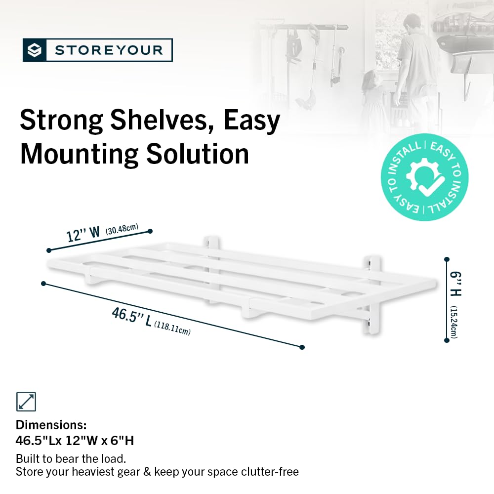 Garage Wall Shelf (2 Count)