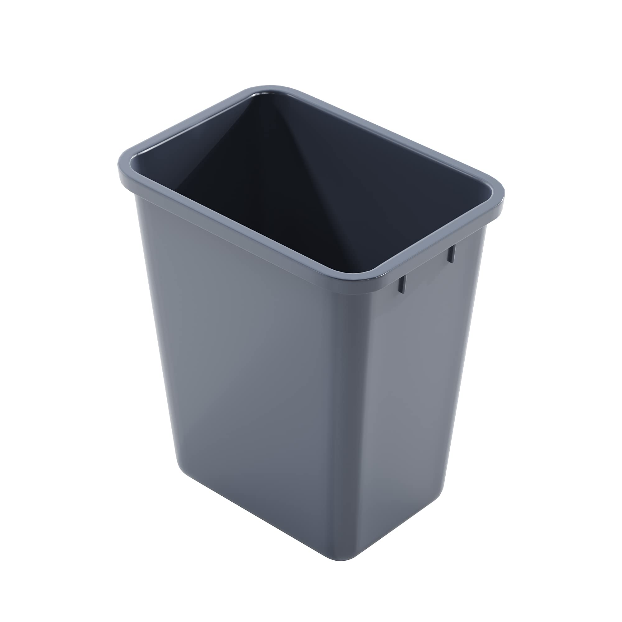 Dowell B15 Wood Base Wastebasket Pullout with 20Qt Plastic Bin