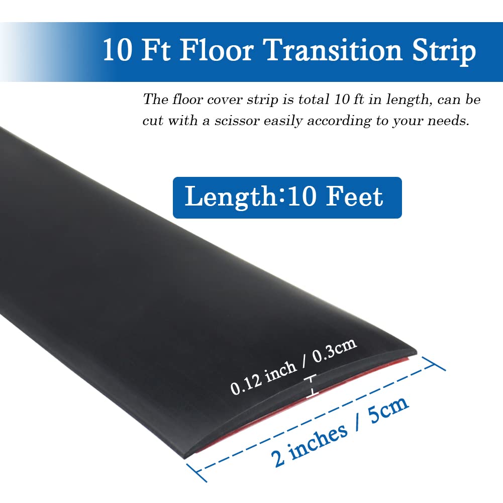 Vinyl Floor Transition Strip Self Adhesive Threshold Strip (10 Foot)