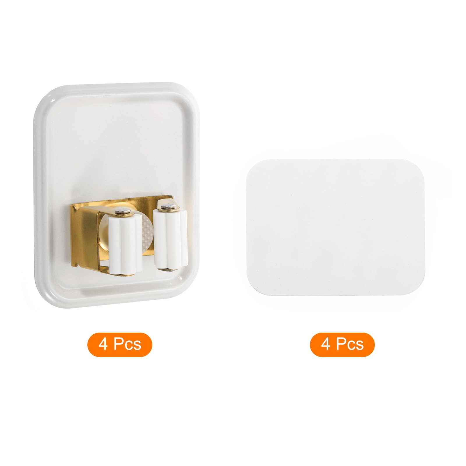 4pcs Mop Broom Holder Wall Mount