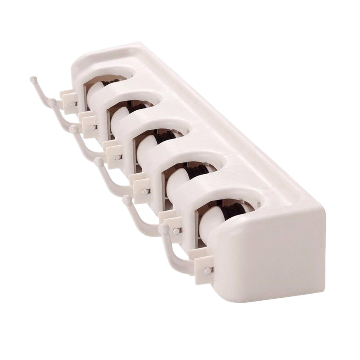 Mop Holder Wall Mount 5 Slots Heavy Duty Organizer Shelf