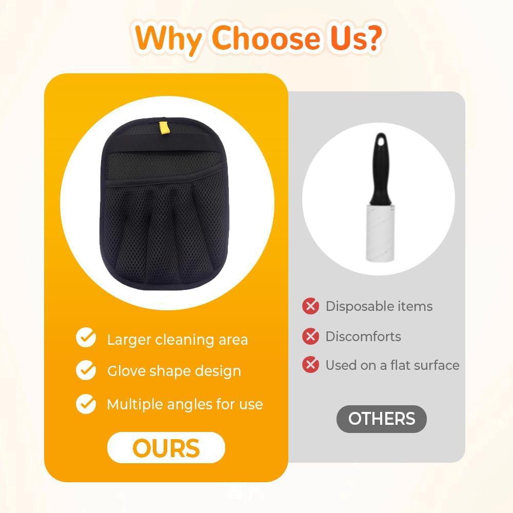 Pet Hair Remover Gloves for Cats
