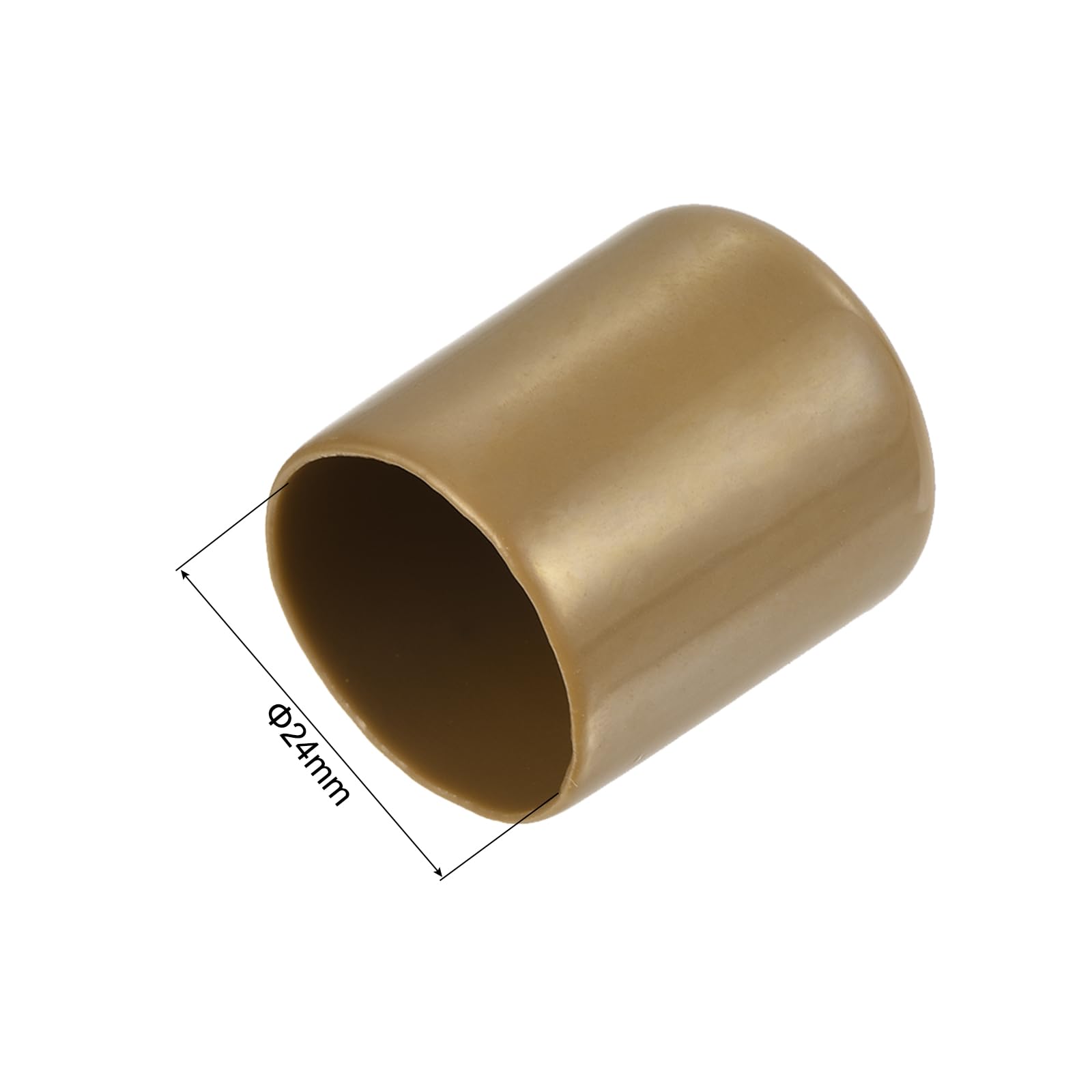 20pcs Rubber End Caps 24mm