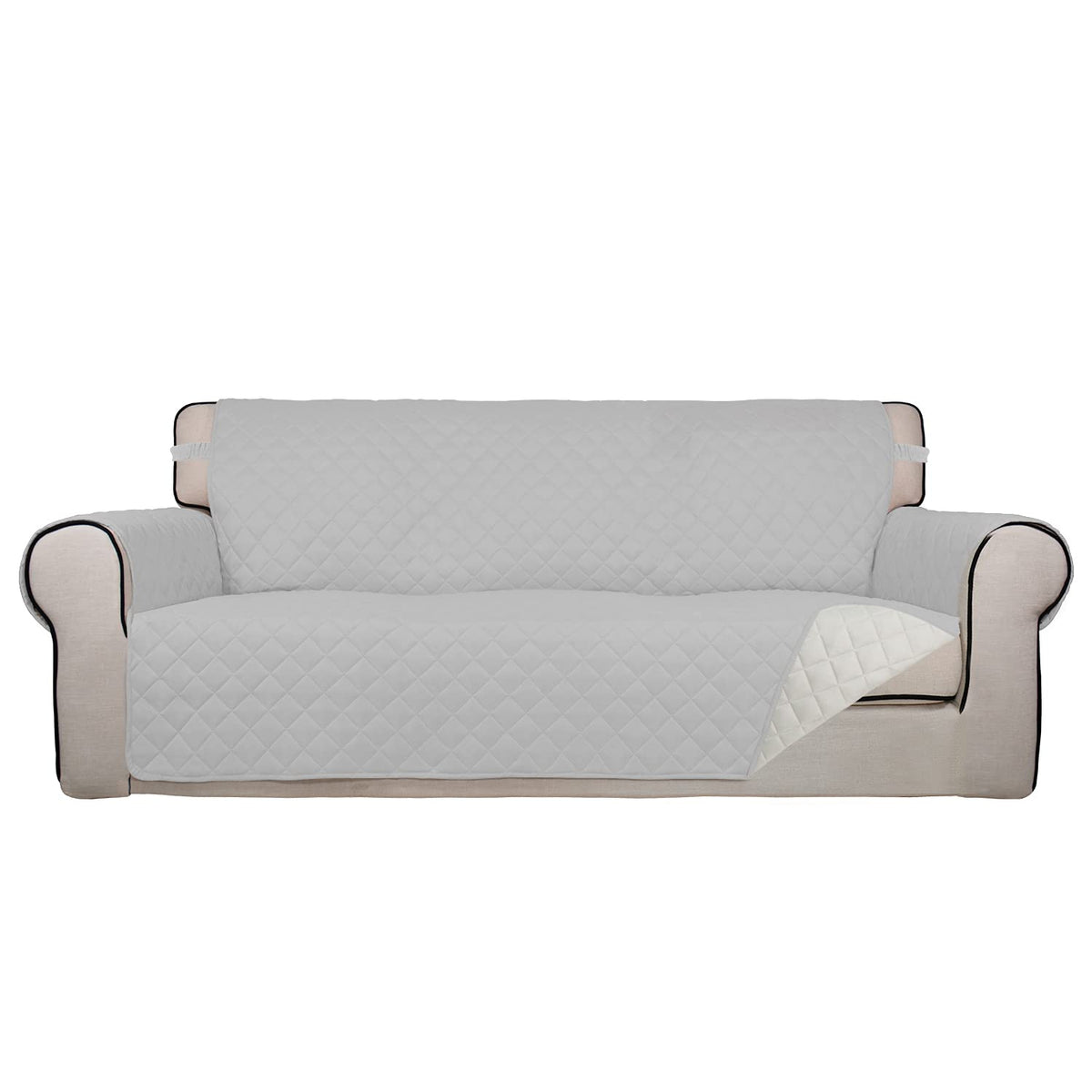 Reversible Quilted Sofa Cover