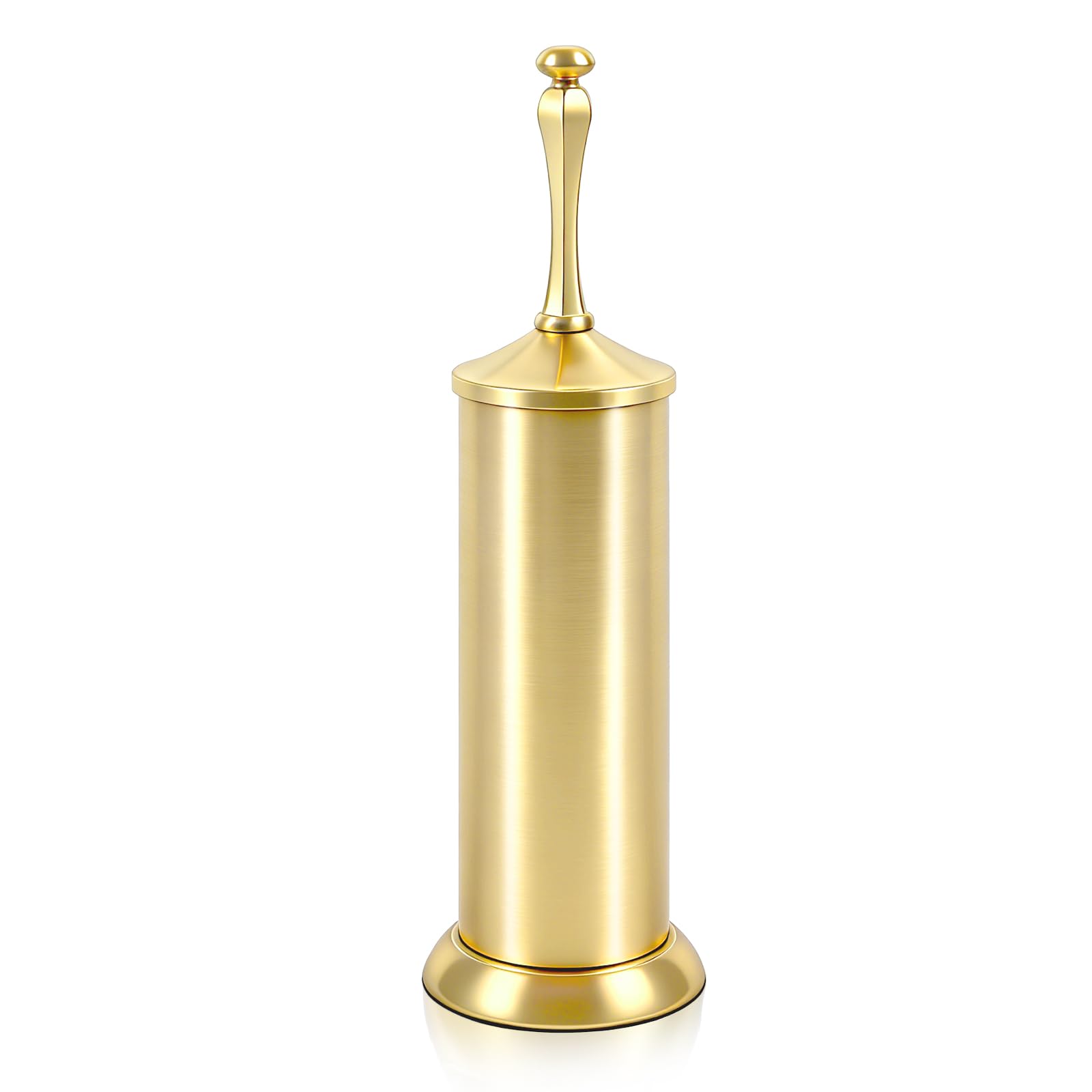 Brushed Gold Toilet Brush and Holder