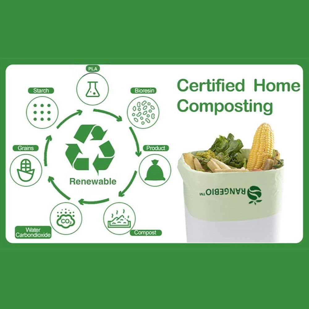 3 Gallon Compostable Trash Bags (100 Count)