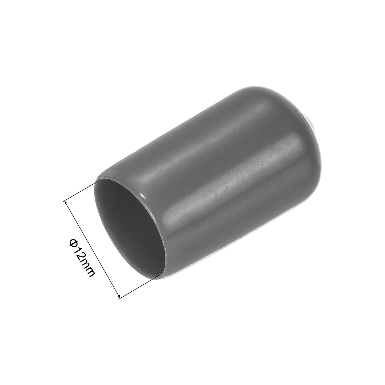 20pcs Rubber End Caps 12mm