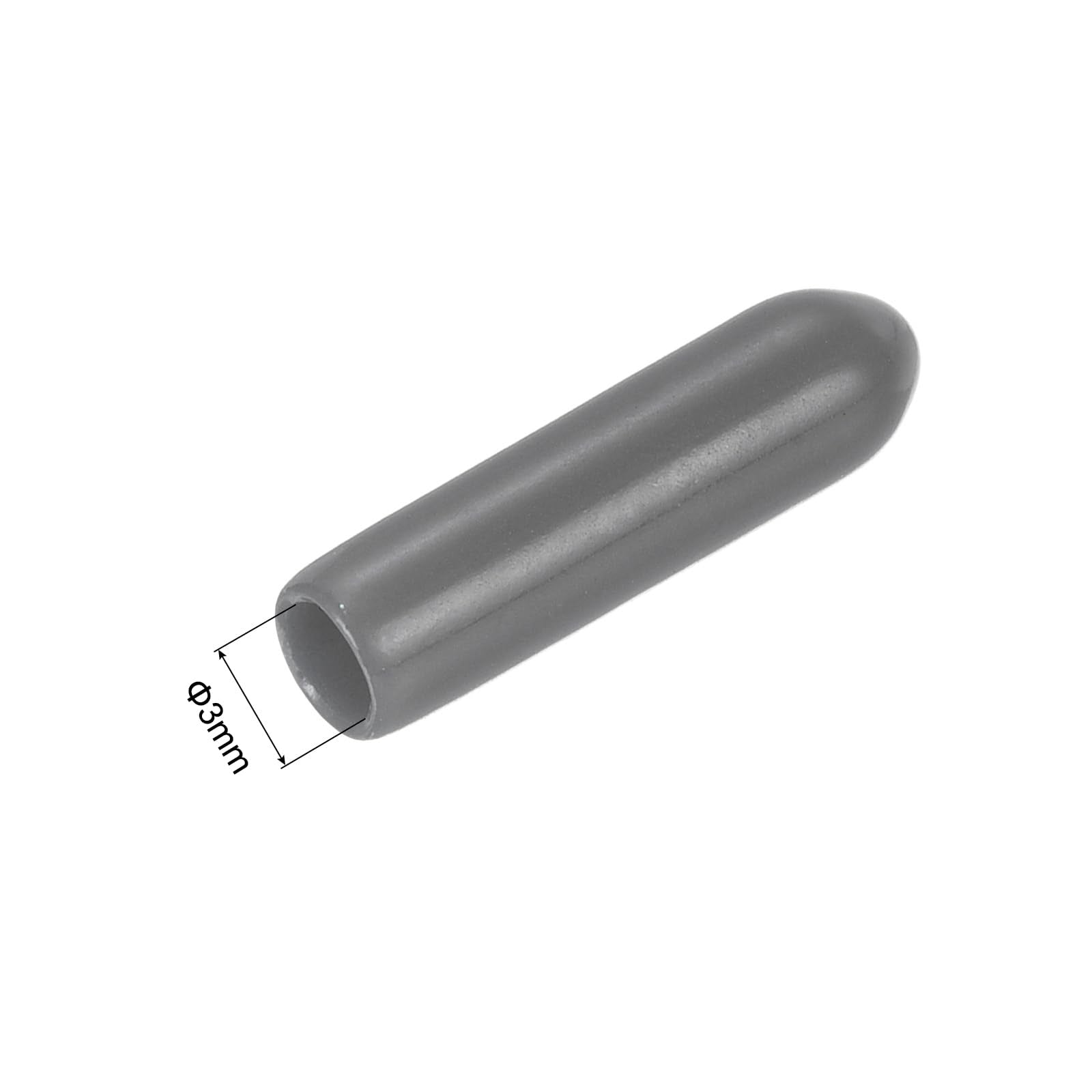 20pcs Rubber End Caps 3mm