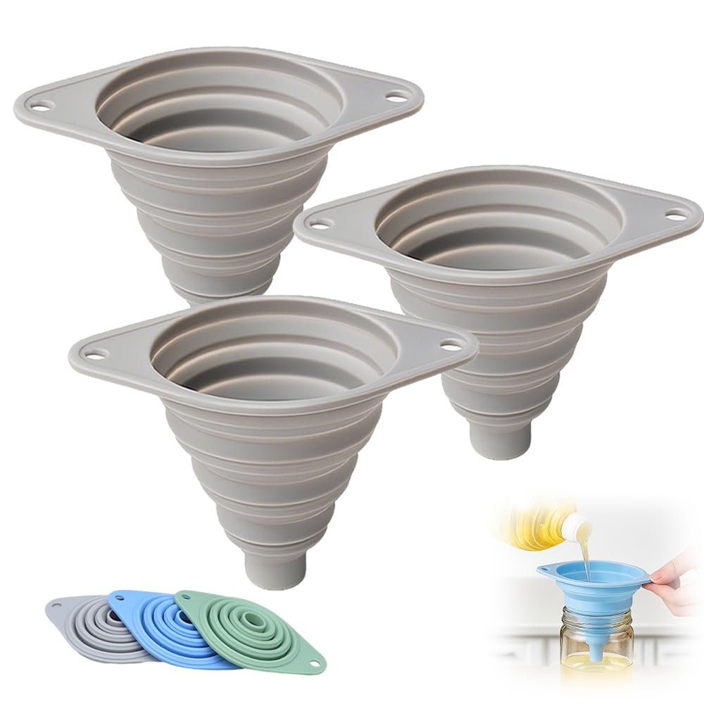 Kitchen Funnel Set 3 Pack (3 Count)