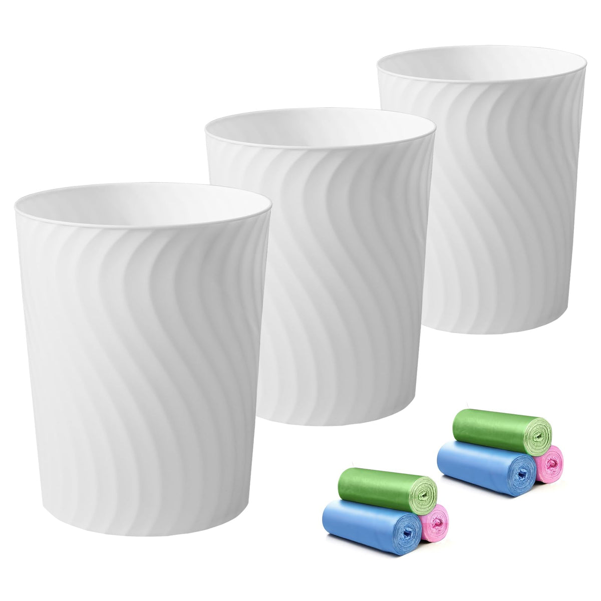 Small Trash Can (3 Count)