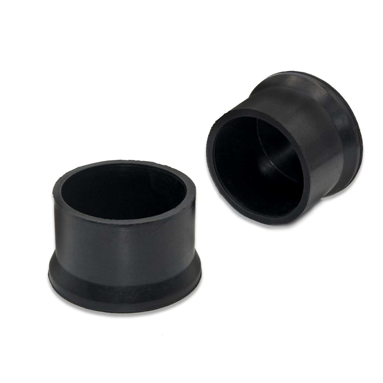 Furniture Chair Leg Caps Round Black 4PCS 50mm 2" (4 Count)