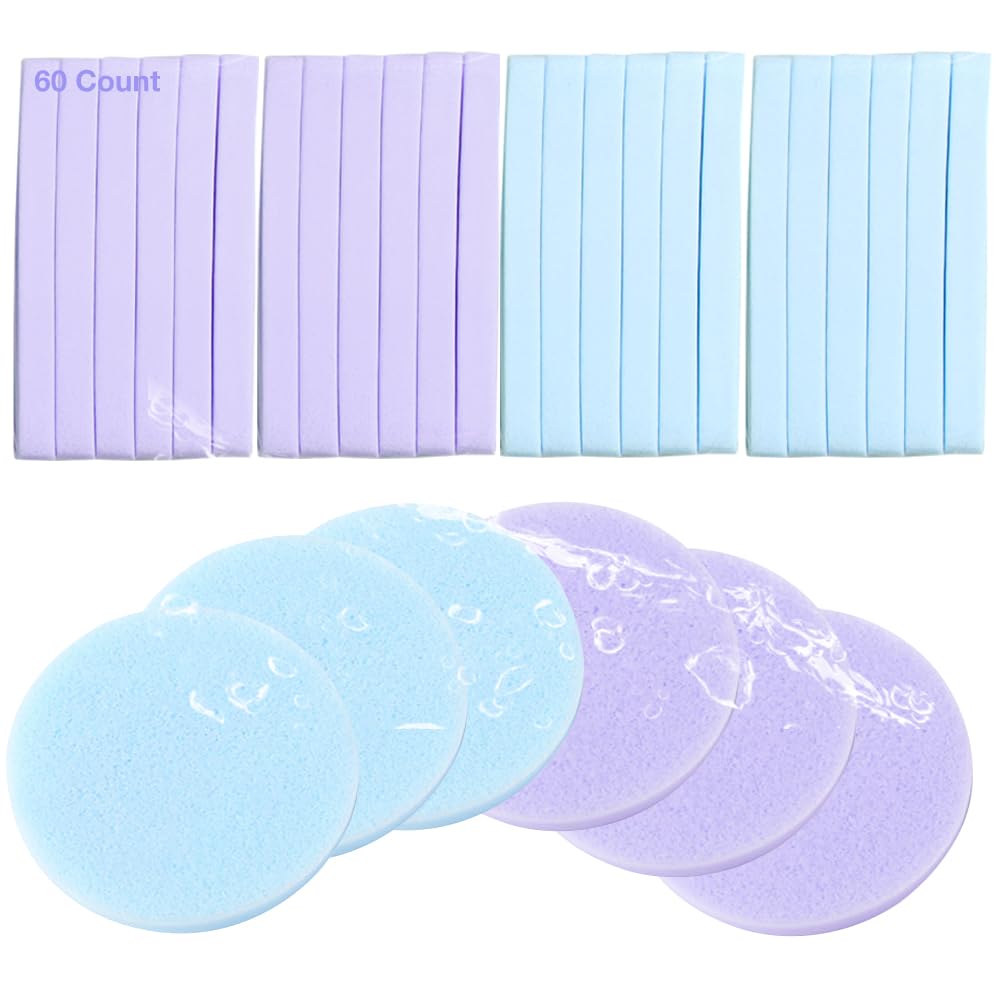 Facial Sponge Compressed (60 Count)