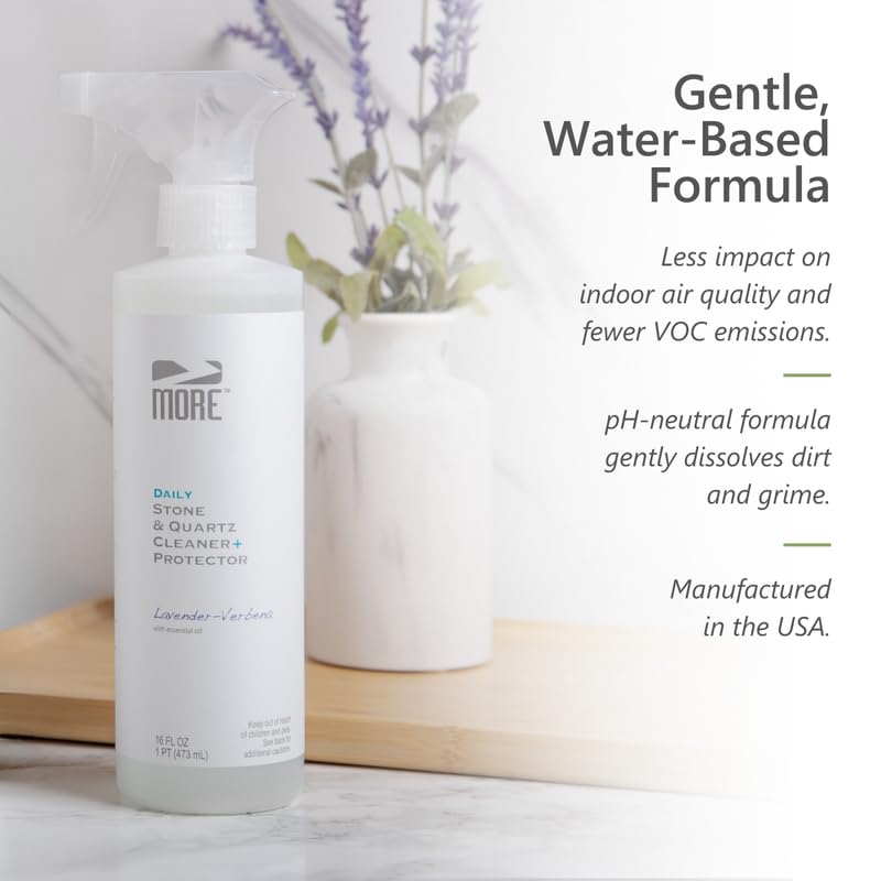 MORE Stone & Quartz Cleaner + Protector (16 Fl Oz)