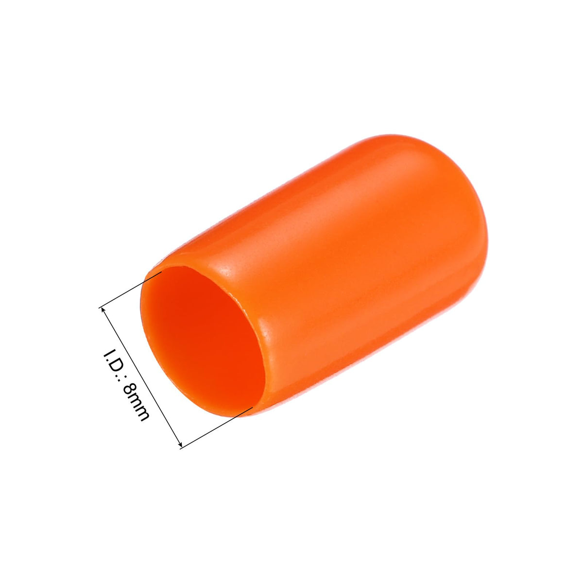 20pcs Rubber End Caps 8mm