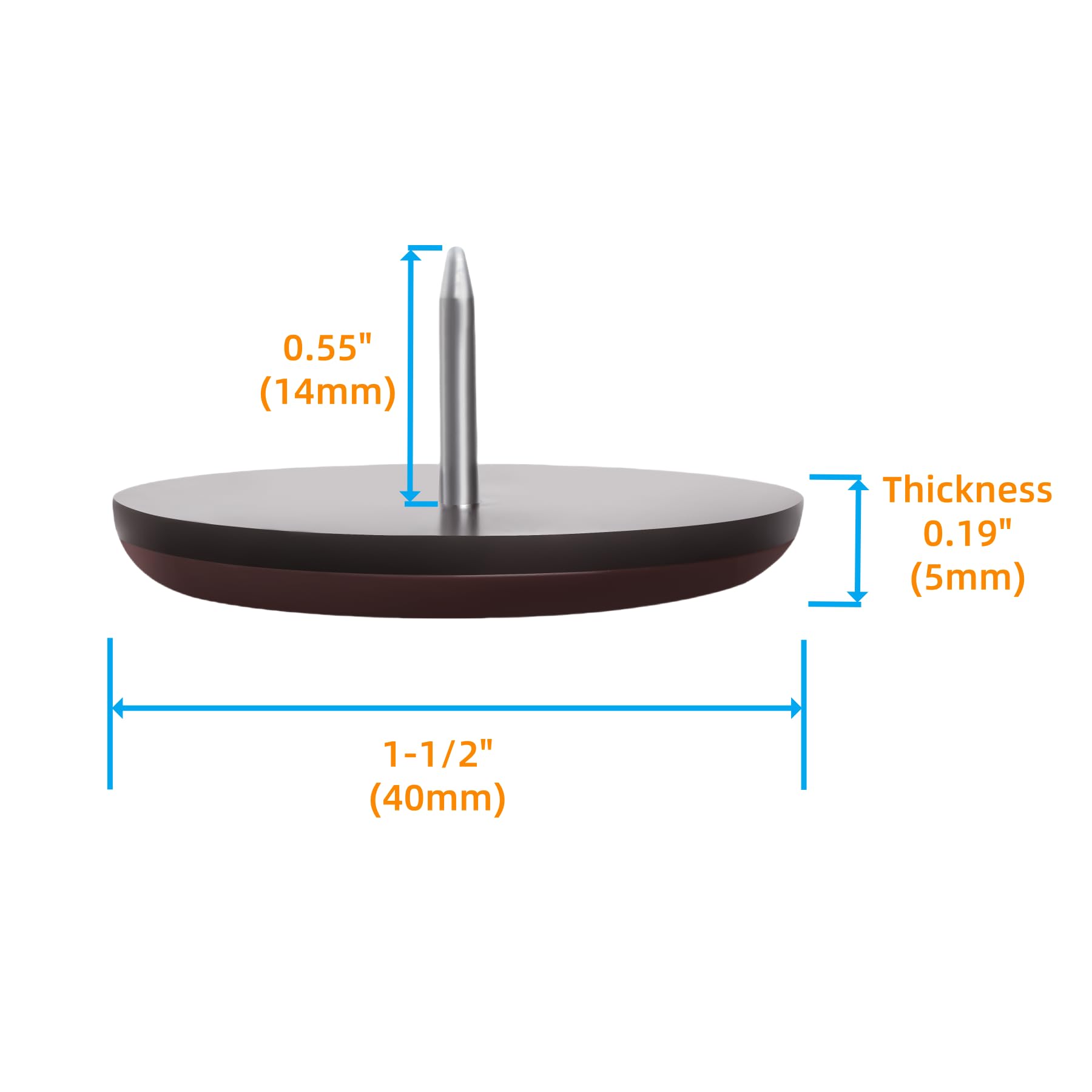 Furniture Glides Sliders (12 Count)