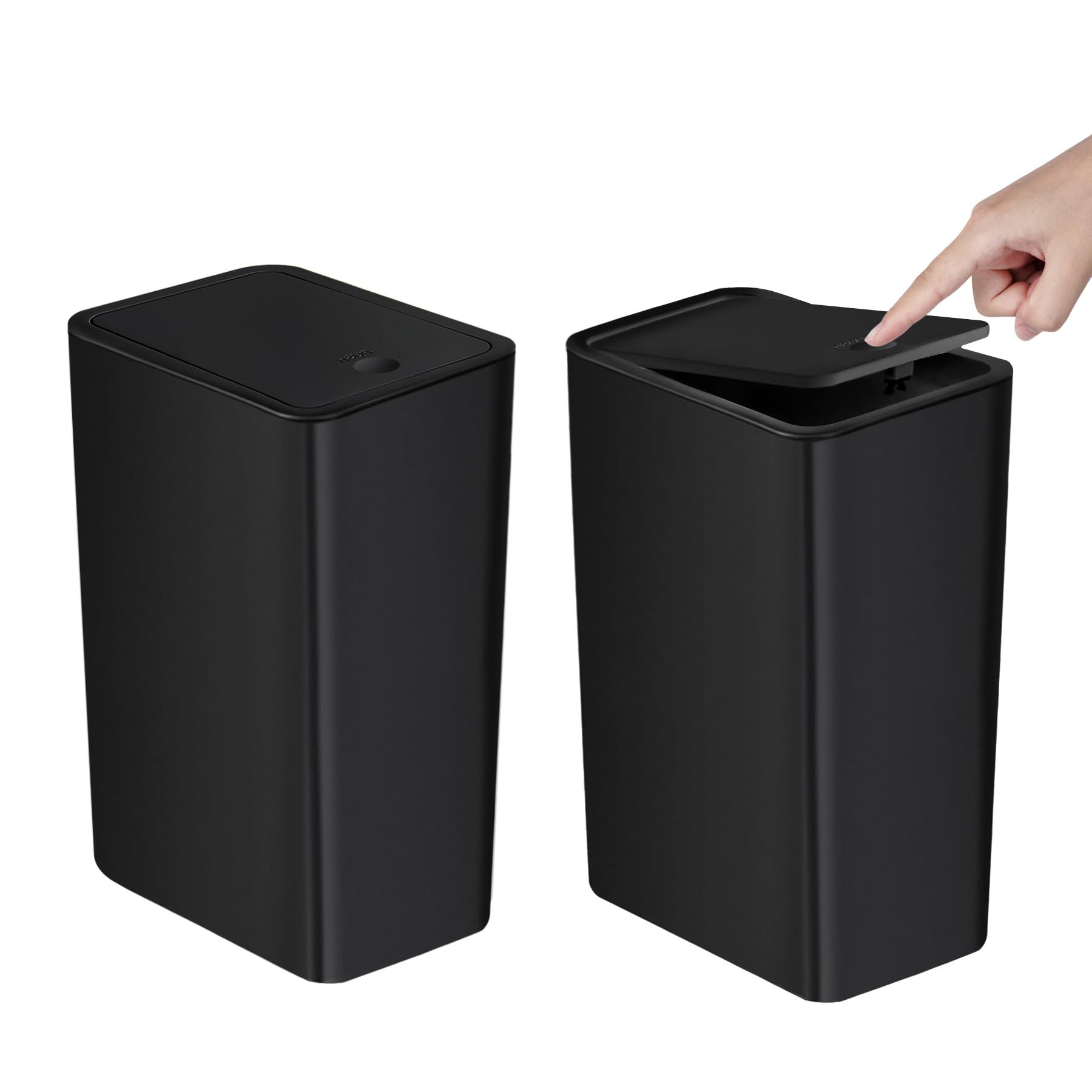 Bathroom Trash Can with Lid (2 Count)