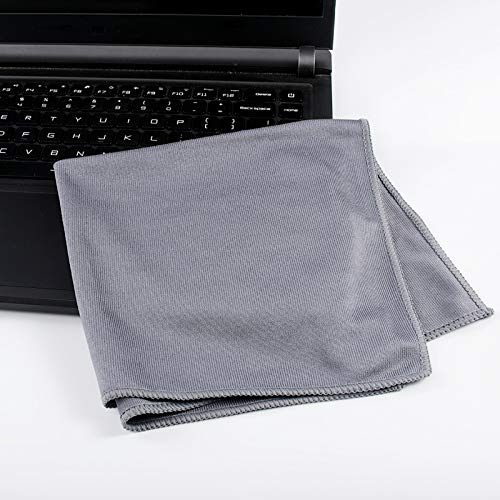 Microfiber Glass Cleaning Cloths Lint Free Streak Free Quickly and Easily Clean Windows & Mirrors Without Chemicals Polishing Cloth 16x16 Inch 8 Pack (8 Count)
