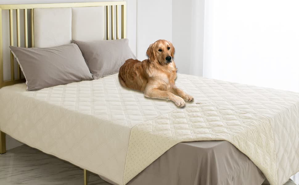 Waterproof Dog Bed Cover Pet Blanket with Anti
