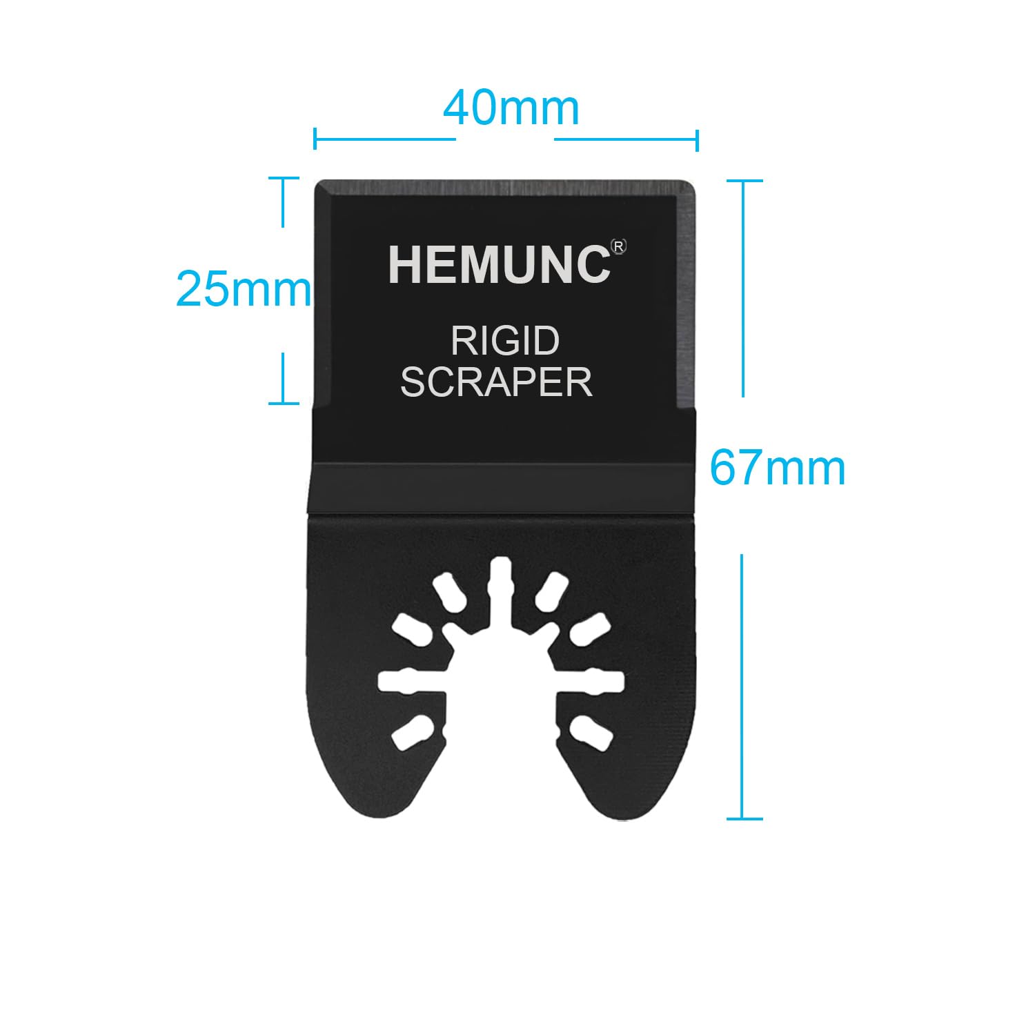 6 Oscillating Tool Scraper Blades Flexible Rigid Scraper Blade