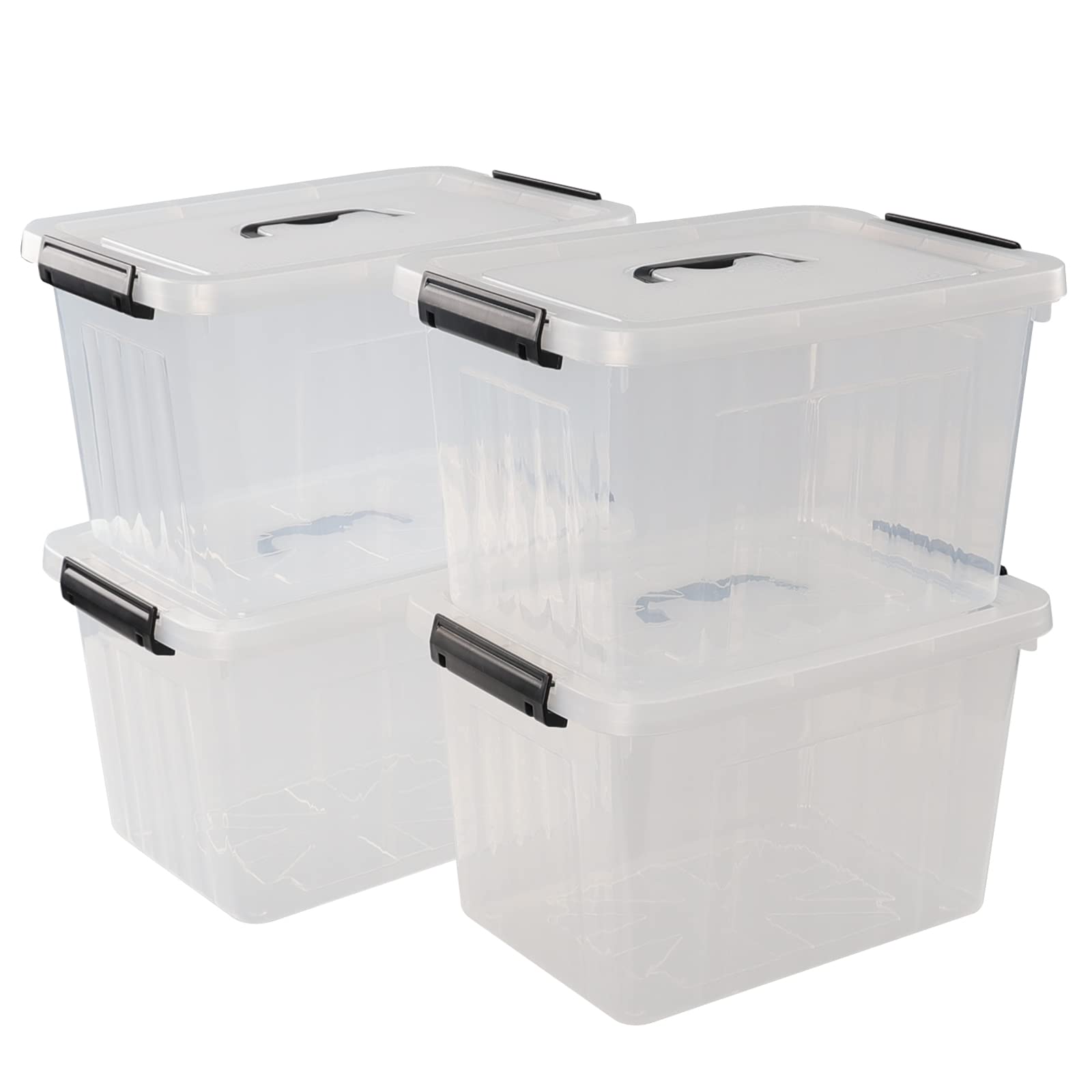 10 L Clear Plastic Latching Box