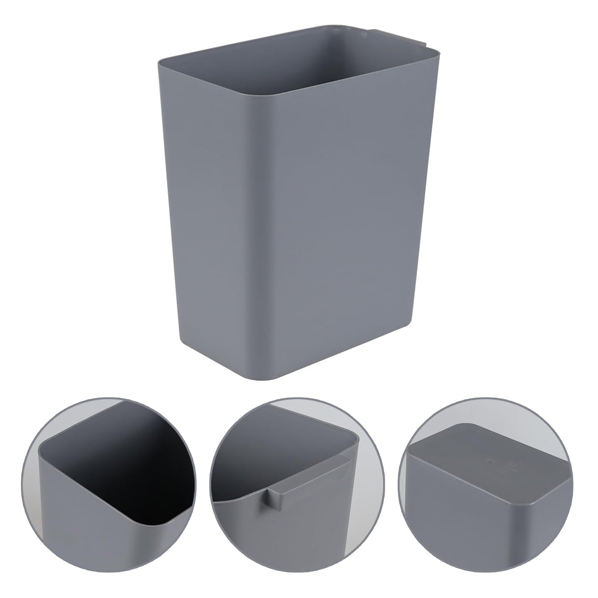 3 Pack 4.5 Gal Open Top Trash Cans (3 Count)