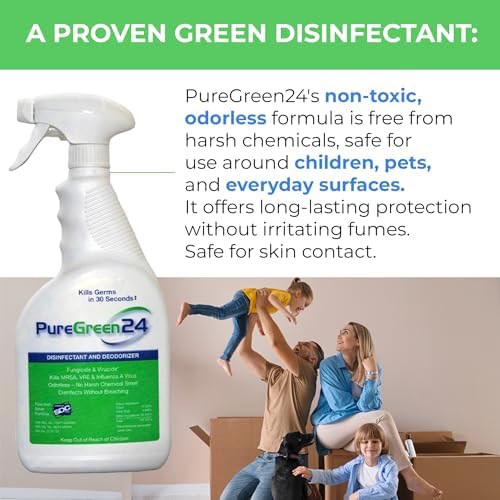 Safe & Effective Disinfectant. Kills Deadly Germs including RSV COVID (4 Fl Oz)