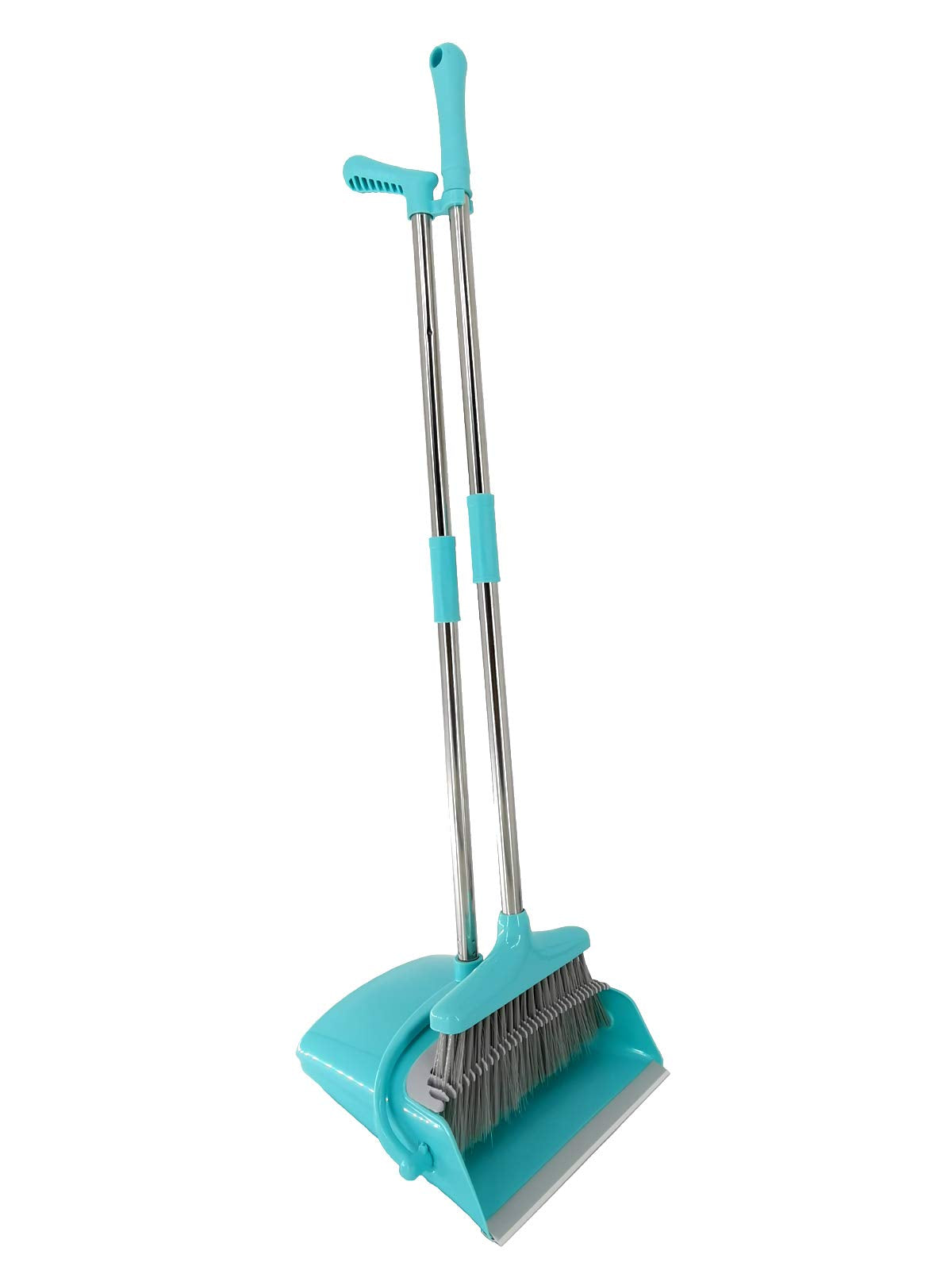 Extendable Long Handle Broom and Dustpan Set