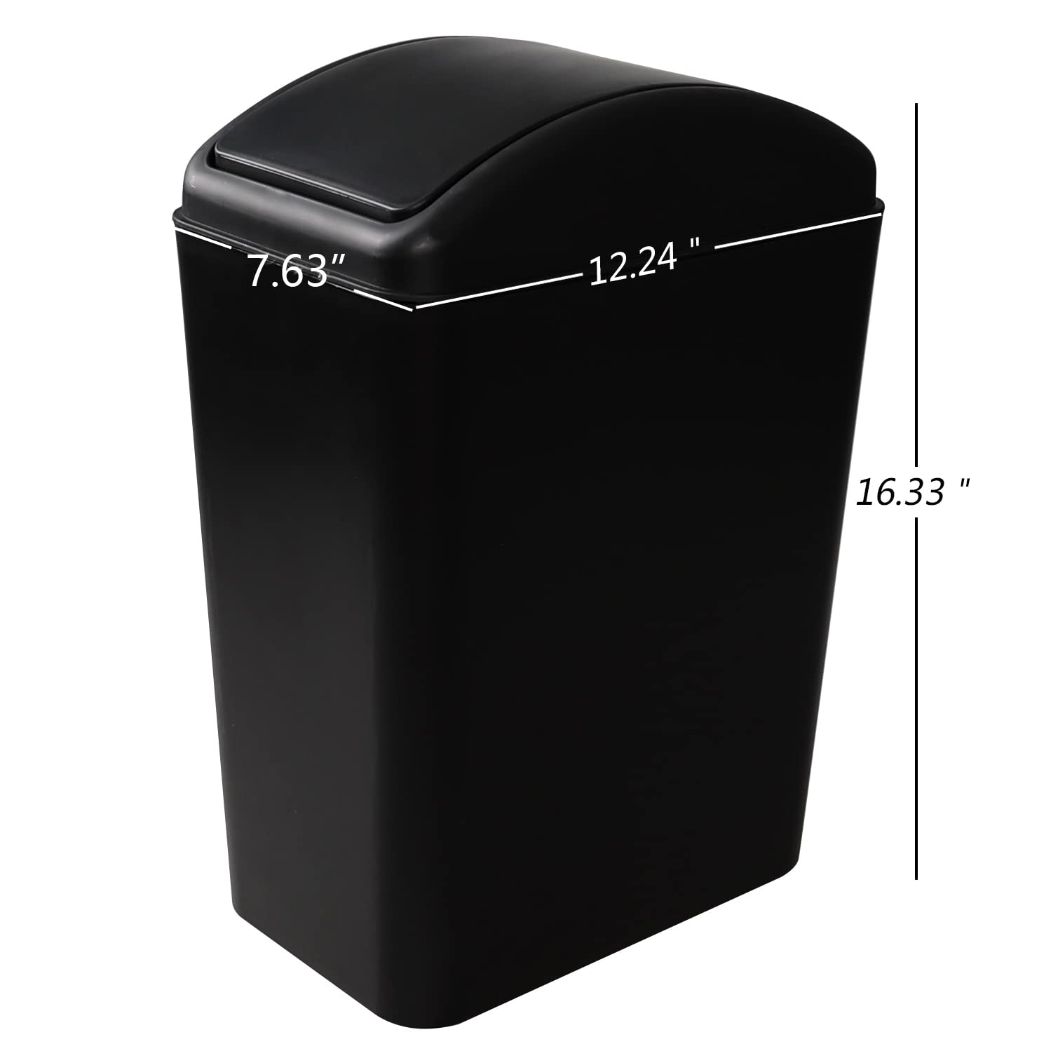 4.5 Gallon Swing Top Trash Bin (3 Count)